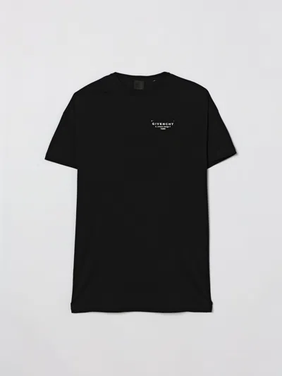 Givenchy Kids'  Cotton T-shirt Dress In Black