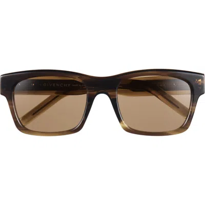 Givenchy Day 55mm Rectangular Sunglasses In Brown