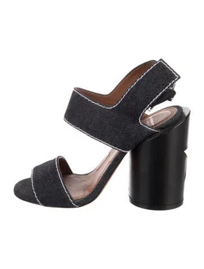 Pre-owned Givenchy Denim Sandals In Blue