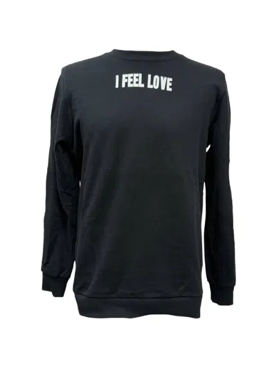 Pre-owned Givenchy I Feel Love Fleece Sweater In Black