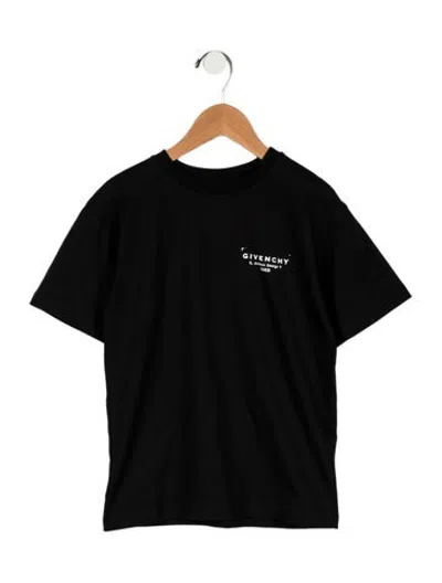 Pre-owned Givenchy Kids Boys Short Sleeve T Shirt  W/tags In Black