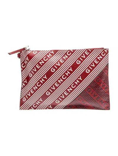 Pre-owned Givenchy Leather Clutch In Multicolor