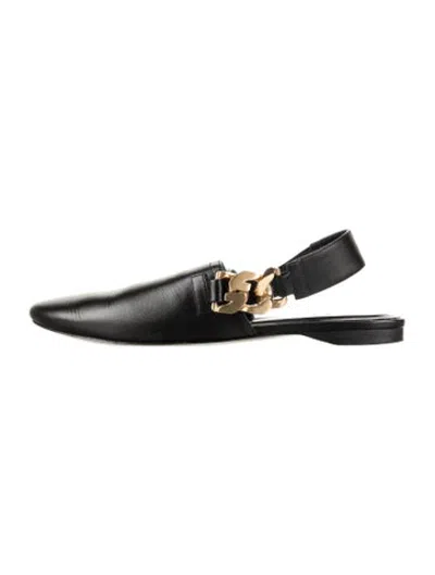 Pre-owned Givenchy Leather Mules In Black
