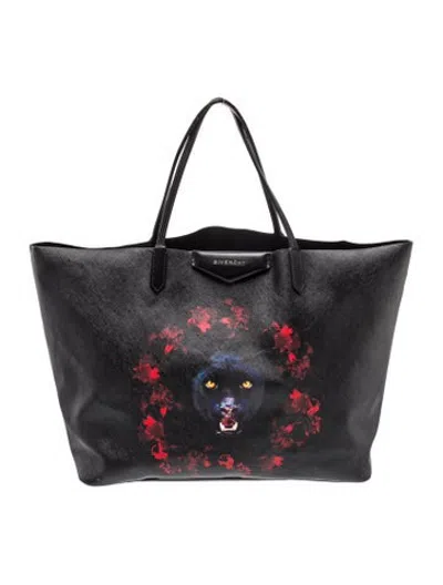 Pre-owned Givenchy Leather Tote In Black