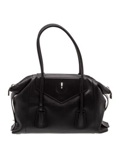 Pre-owned Givenchy Leather Tote In Black