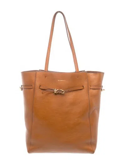 Pre-owned Givenchy Leather Tote In Brown