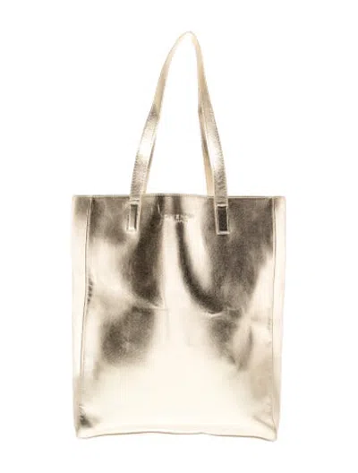 Pre-owned Givenchy Leather Tote In Gold
