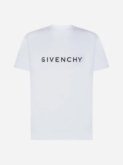 Givenchy Logo Cotton Oversized T-shirt In White
