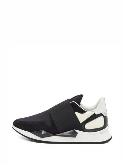 Pre-owned Givenchy Logo-print Sneakers In Black
