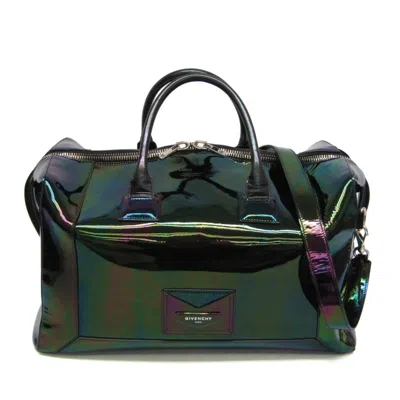 Pre-owned Givenchy Lucrezia Boston Bag Iridiscent Leather Multicolour Leather Crossbody Bag Bag ()