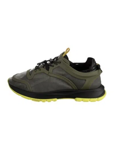 Pre-owned Givenchy Mesh Mesh Accents Athletic Sneakers In Green