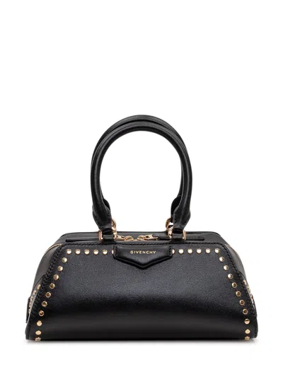 Givenchy Mini Anti-est West Handbag With Studded Details In Black