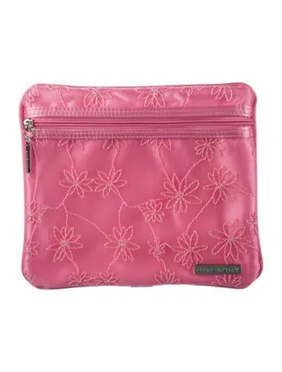 Pre-owned Givenchy Nylon Cosmetic Case In Pink