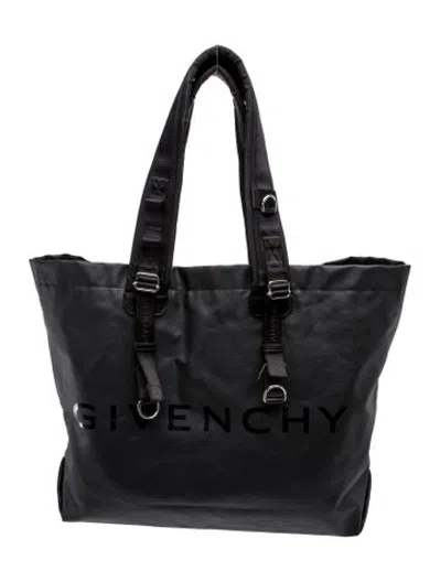 Pre-owned Givenchy Nylon Tote In Black