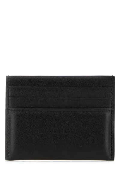 Givenchy Padded 2x3cc Card Holder In Black