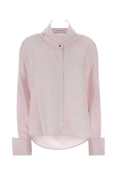 Givenchy Pastel Silk Shirt With Classic Button-front In Animal Print
