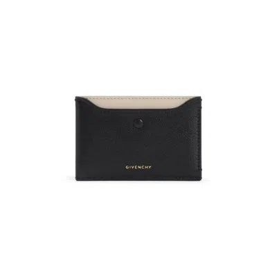 Givenchy Shiny Leather Day Cardholder In Black