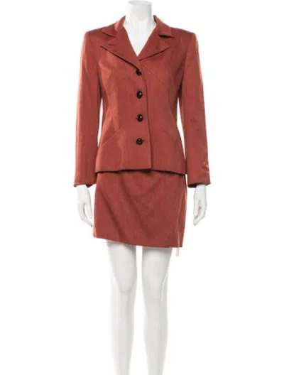 Pre-owned Givenchy Skirt Set In Red