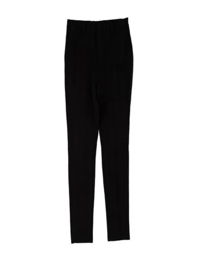 Pre-owned Givenchy Straight Leg Pants In Black