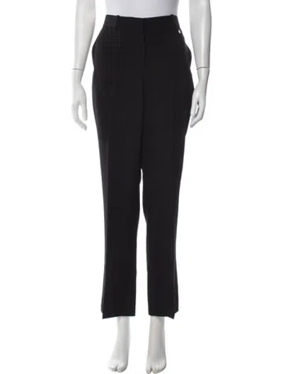 Pre-owned Givenchy Straight Leg Pants In Black