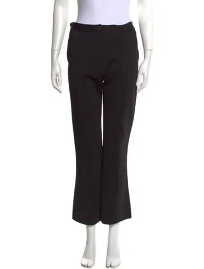 Pre-owned Givenchy Straight Leg Pants In Black