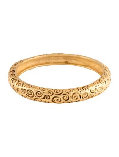 Pre-owned Givenchy Vintage Bangle Bracelet, 8" In Multicolor