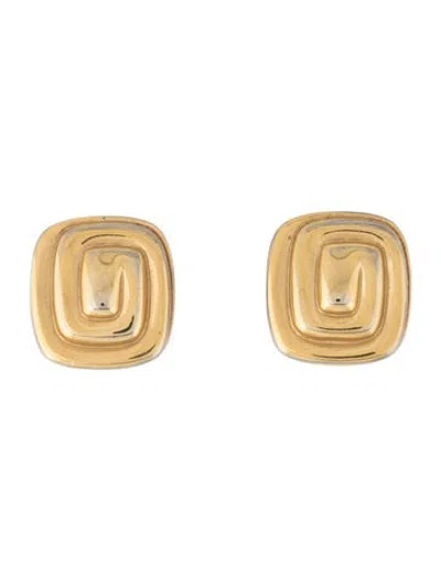 Pre-owned Givenchy Vintage Clip-on Earrings In Multicolor