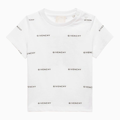 Givenchy White Cotton T-shirt With Logo