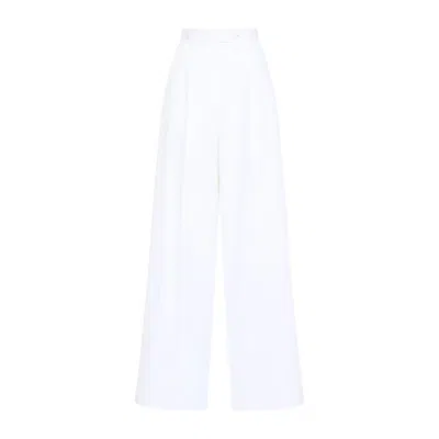 Givenchy White Poplin Wide-leg Pant