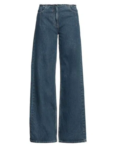 Givenchy Woman Denim Pants Blue Size 10 Cotton