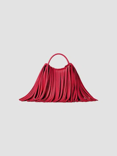 Givenchy Women's Nano Facet Top Handle Bag In Leather With Fringes In Pattern