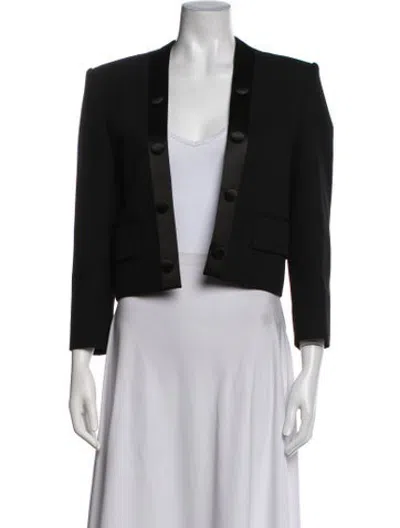 Pre-owned Givenchy Wool Blazer In Black