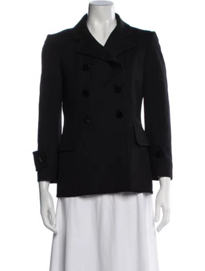 Pre-owned Givenchy Wool Blazer In Black