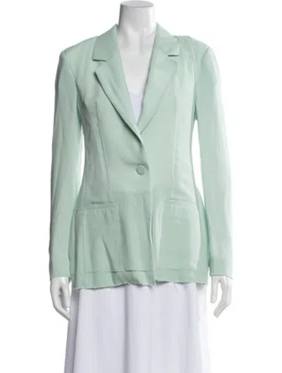Pre-owned Givenchy Wool Blazer W/ Tags In Green