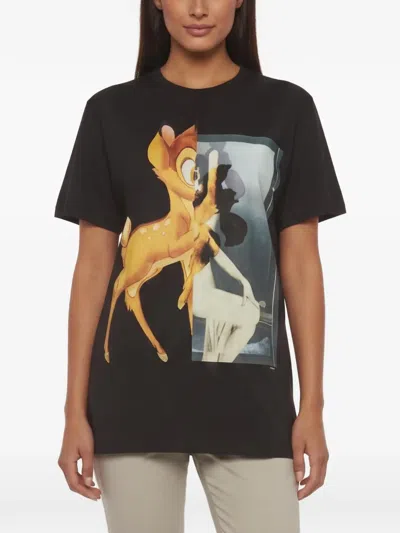 Pre-owned Givenchy X Disney Bambi T-shirt In Black