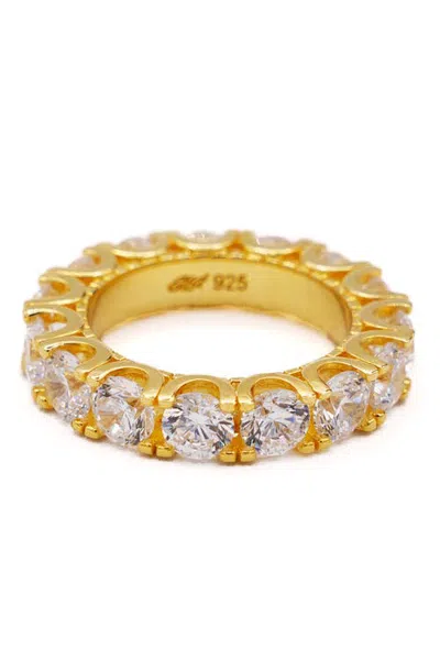 Gld Gold Vermeil 5mm Diamond Band Ring In Yellow Gold