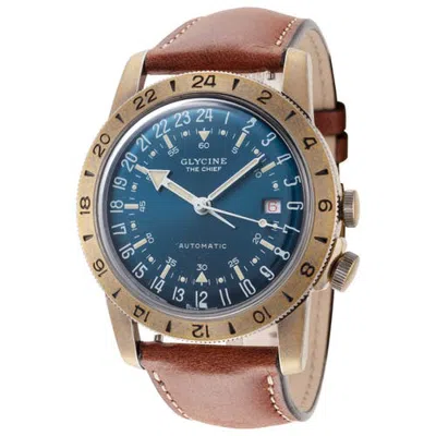 Glycine Airman The Chief Purist 40mm Automatic Strap Watch In Multi