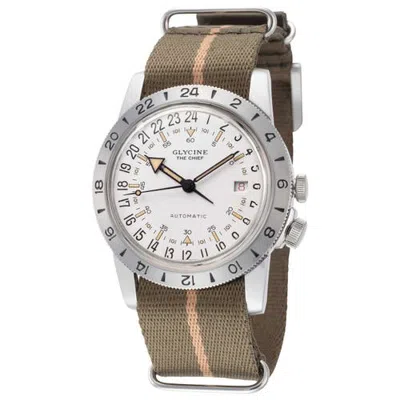 Glycine Airman The Chief Purist 40mm Automatic Strap Watch In Metallic