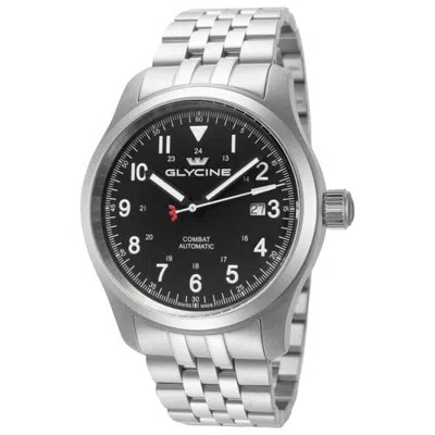 Glycine Combat Field 40mm Automatic Bracelet Watch In Metallic