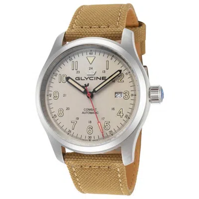 Glycine Combat Field 42mm Automatic Strap Watch In Brown