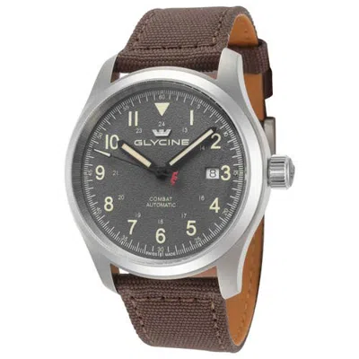 Glycine Combat Field 42mm Automatic Strap Watch In Brown