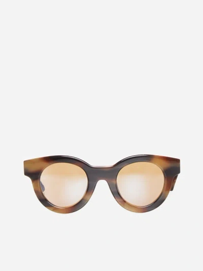 G.o.d Eyewear Ten Sunglasses In Brown,tan