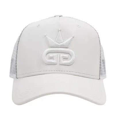 God Given Talent All-white Vegan Leather Hat