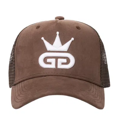 God Given Talent Caramel Brown Suede Mesh Hat
