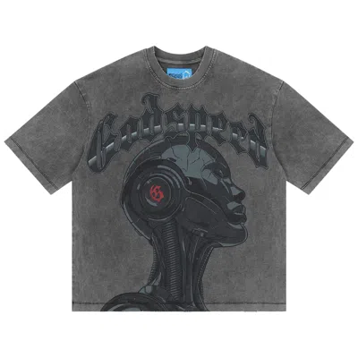 Pre-owned Godspeed Alexa T-shirt Ng 'grey Wash' | Kid's Size Xxs