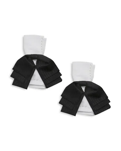 Gohar World Gohar Shahi Napkin Bow, Set Of 2 In Black