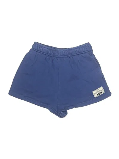 Pre-owned Gold Hinge Shorts In Blue