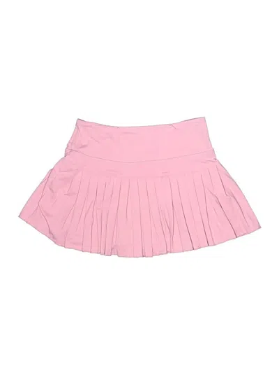 Pre-owned Gold Hinge Skort In Pink