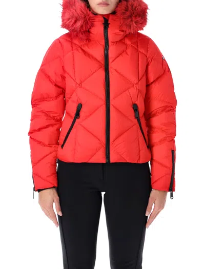 Goldbergh "harumi" Quilted Down Ski Jacket In Red