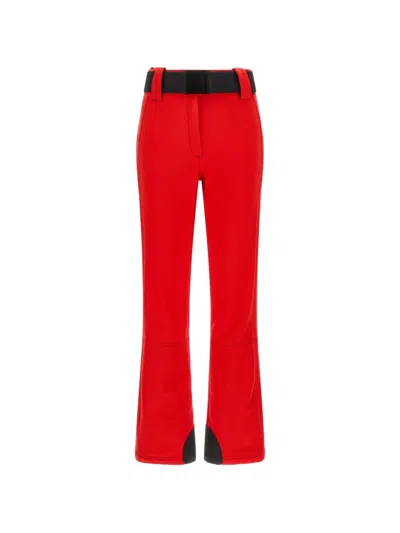 Goldbergh Pippa Belted Ski Pants In Red